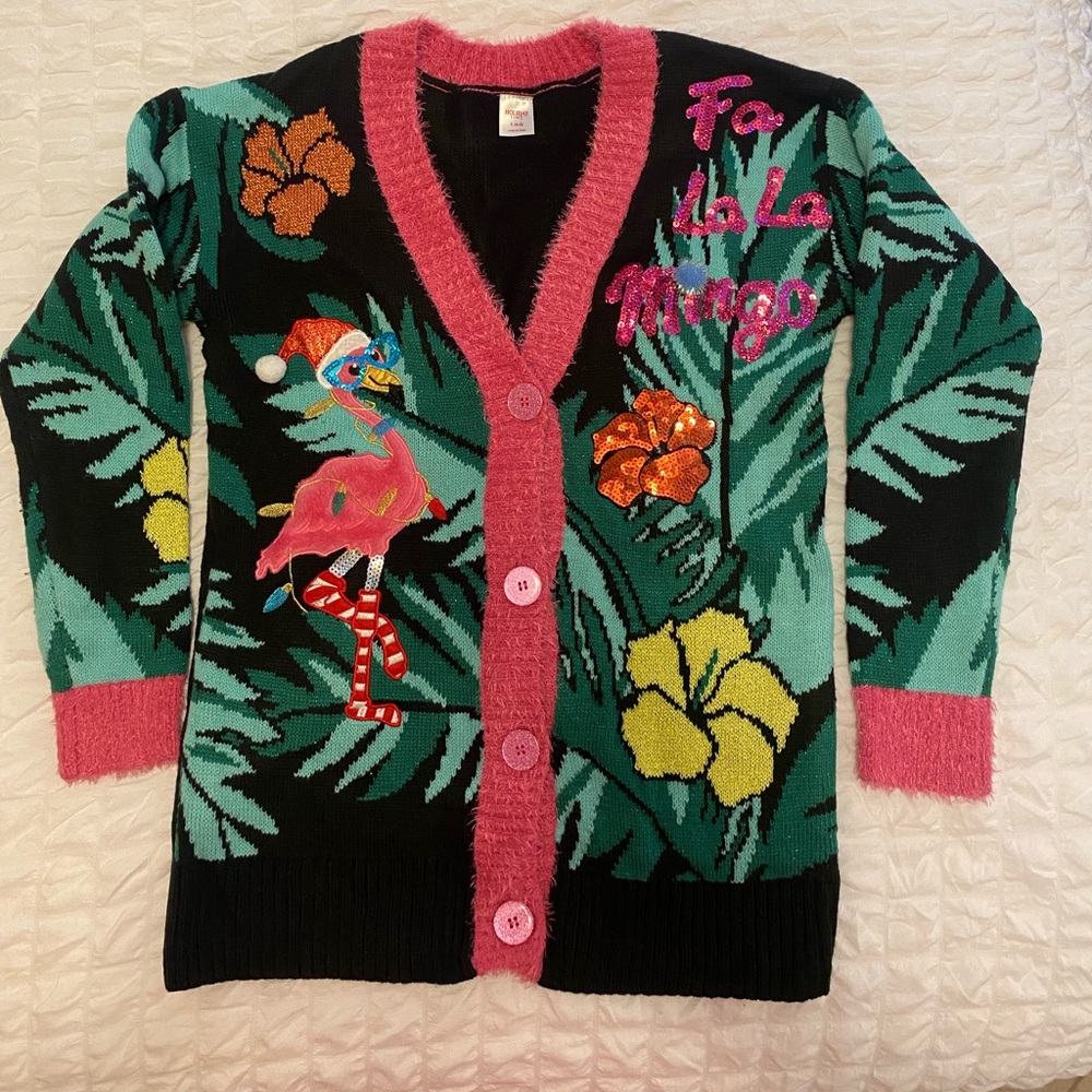 Flamingo Christmas/Holiday sweater